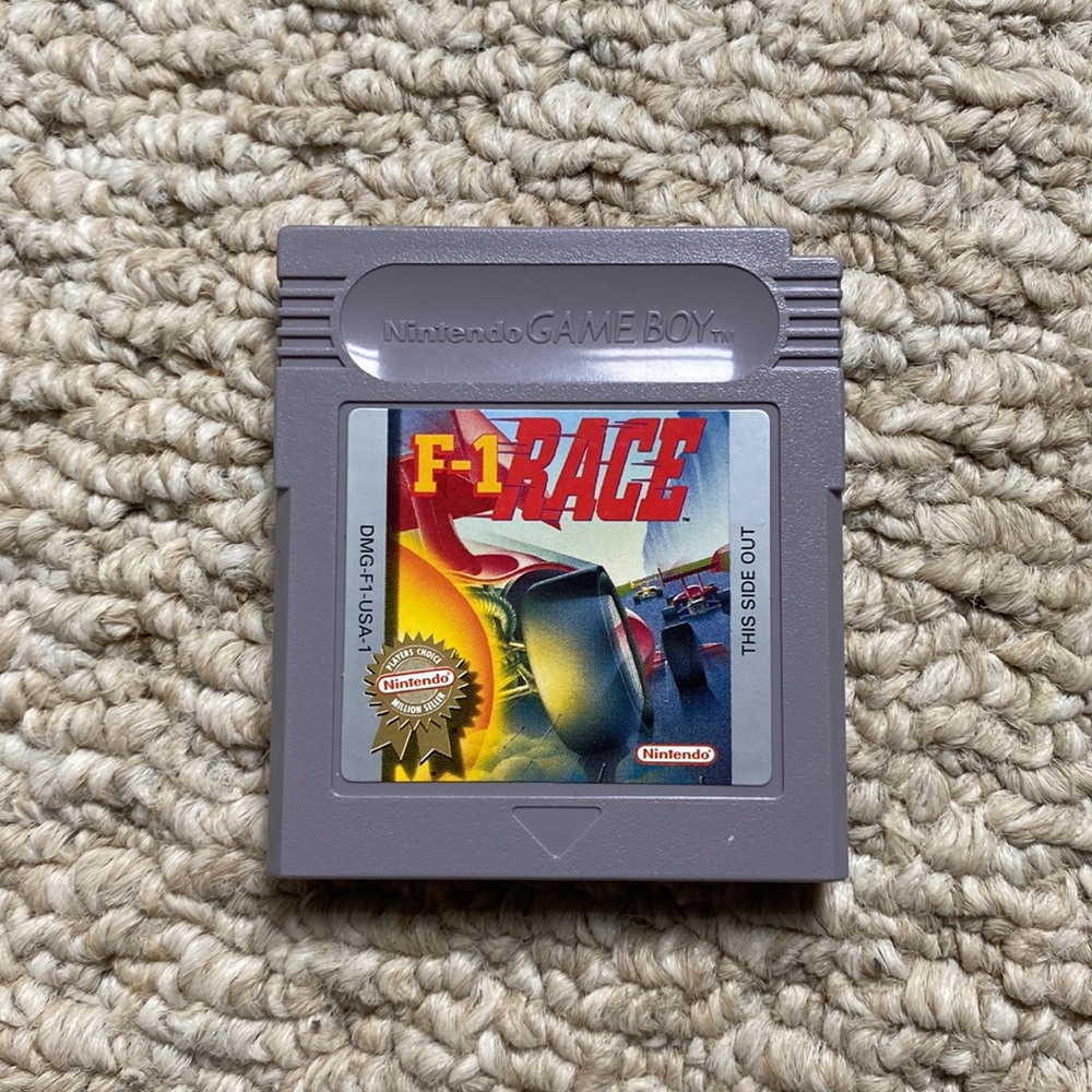F-1 race for Nintendo Game boy